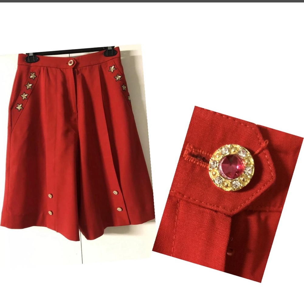 Lydia Shorts Embroidered Stars🌟 🌟🌟Rhinestone - Picture 12 of 12
